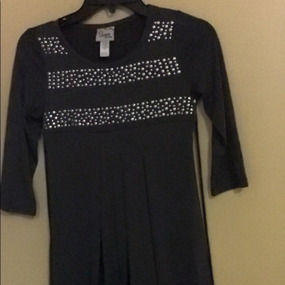 Sugar California Mimi dress gold decoration